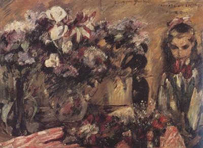 Lovis Corinth Wilhelmine with Flowers (nn02) China oil painting art